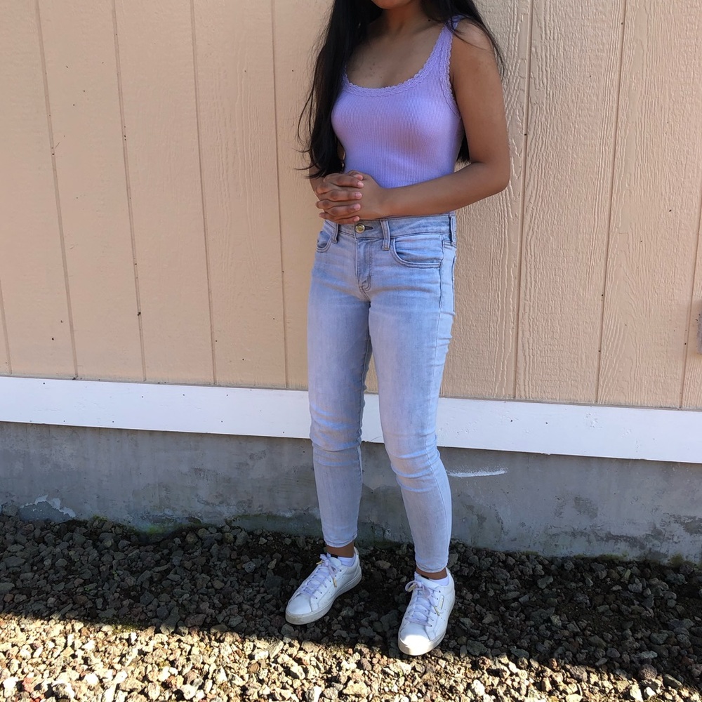 Super Light Wash Skinny Jeans